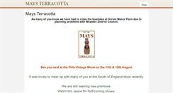Desktop Screenshot of maysterracotta.com